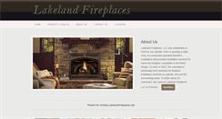 Desktop Screenshot of lakelandfireplaces.net