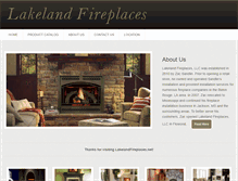 Tablet Screenshot of lakelandfireplaces.net